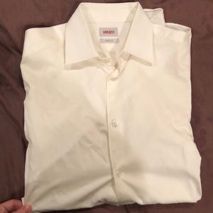 COPY - Kenzo Slim Men’s Off-White Dress Shirt